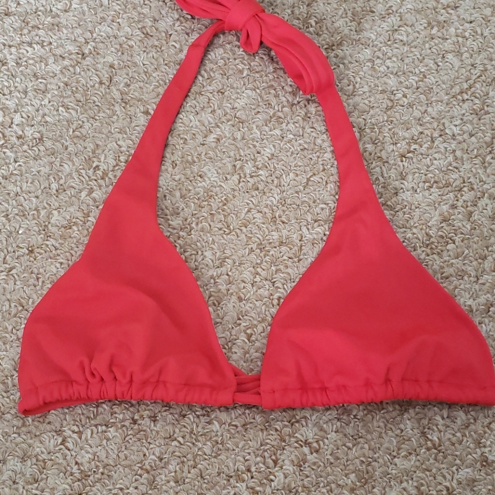 New Victoria Secret red bikini top